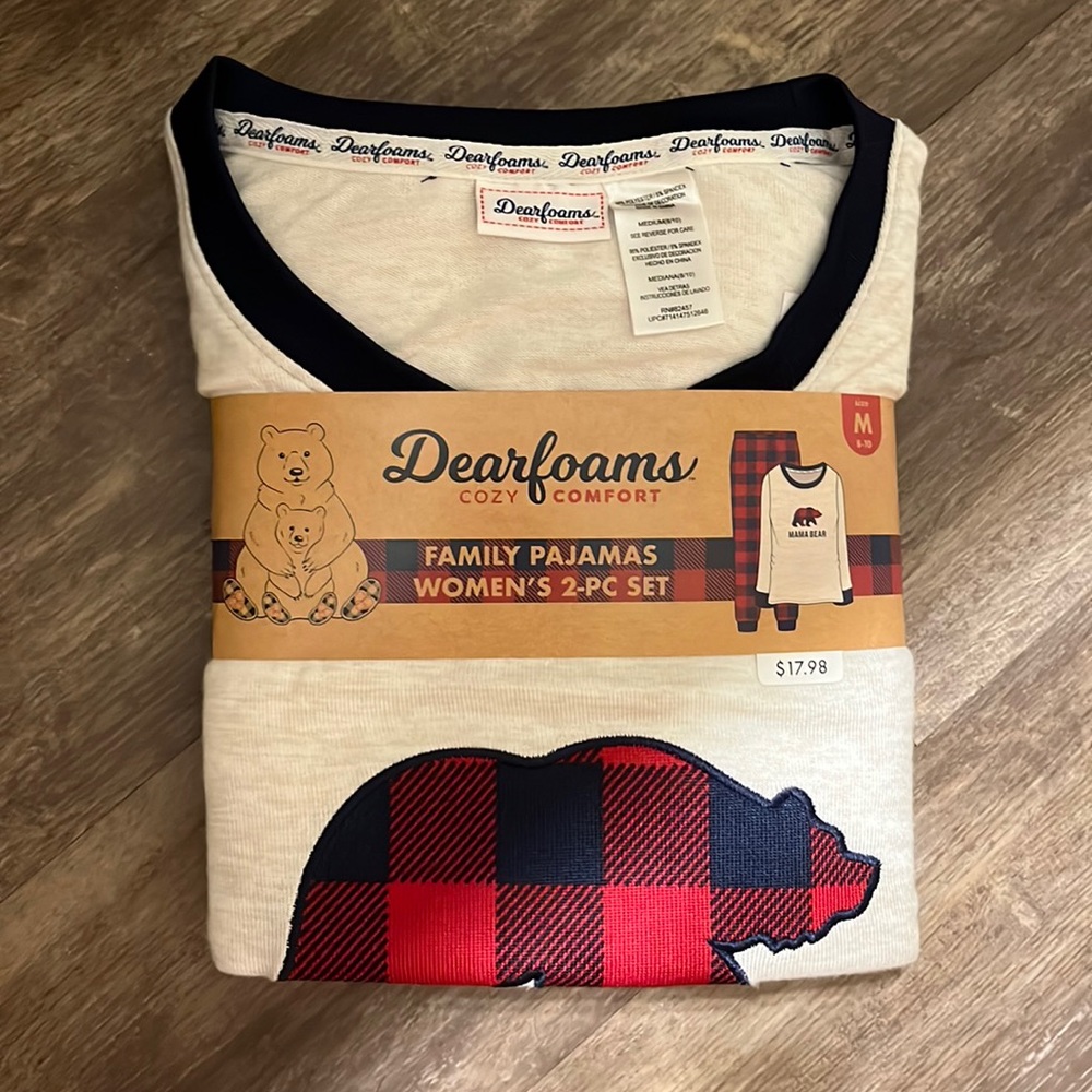 Dearfoams Family Pajamas Women’s 2-piece set “Mama Bear”